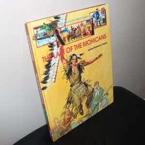 FREE❤️Discovering Great Classics Last Of The Mohicans Illustrated Hardcover Book